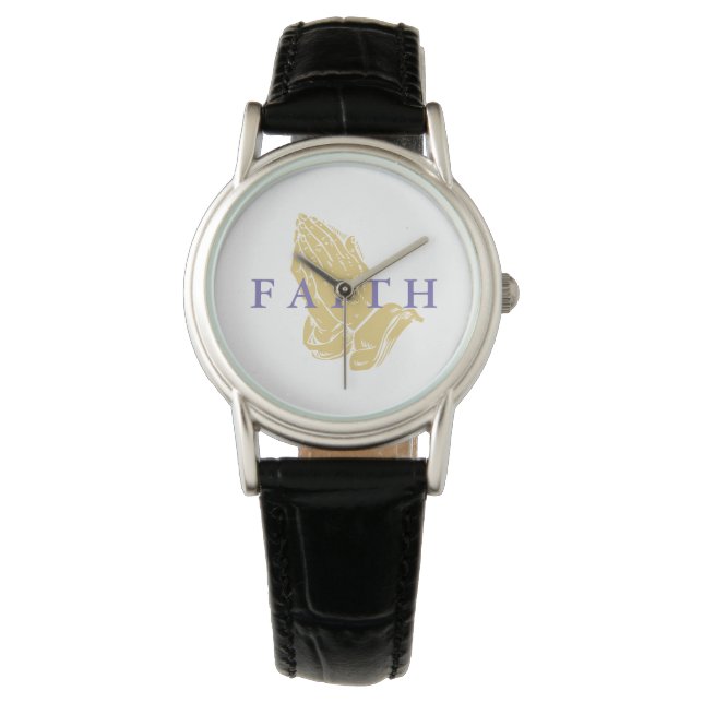 Womens Watch-Hands of Prayer Faith Watch (Front)