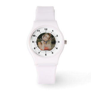 Women's Watch  Personalised  Sporty White Silicon
