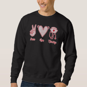Womens Watercol Nurse Life Nursing Nurse Week 2022 Sweatshirt