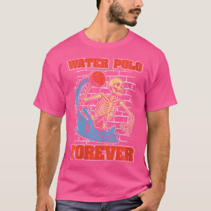 Womens Waterpolo Skeleton Sport - Player Water Pol T-Shirt