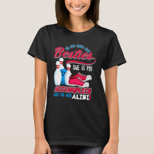 Womens We Are More Than Bowling Besties  Bowling G T-Shirt
