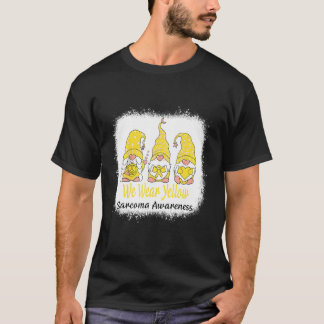 Womens We Wear Yellow Sarcoma Awareness T-Shirt