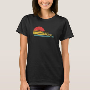 Womens Wedding Anniversary Best Wife Since 2011 Fu T-Shirt