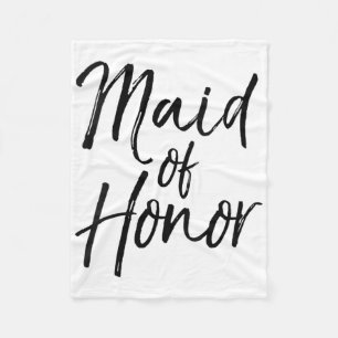Womens Wedding Bridal Party Gifts For Women Cute M Fleece Blanket