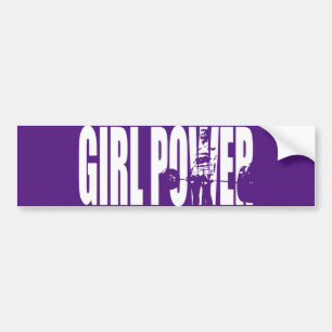 Women's Weightlifting Motivation - Girl Power Bumper Sticker