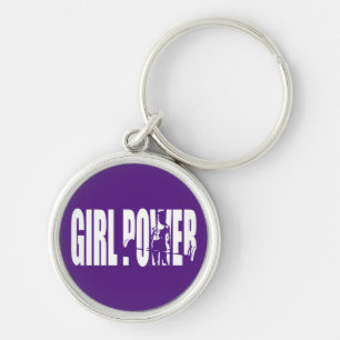 Women's Weightlifting Motivation - Girl Power Key Ring