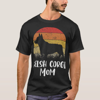 Womens Welsh Corgi Dog Mom1851 T-Shirt