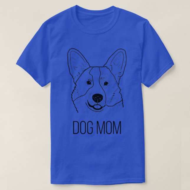 Womens Welsh Corgi Dog Mum  T-Shirt (Design Front)