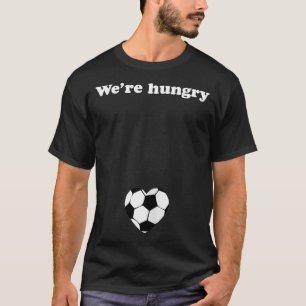 Womens Were Hungry Lover Funny Pregnancy T-Shirt