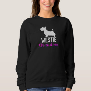 Womens Westie Grandma West Highland Terrier Owner Sweatshirt