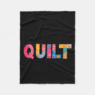 Womens When Life Gives You Scraps, Make A Quilt Se Fleece Blanket