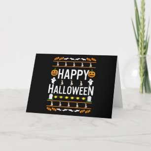 Womens Whippet Halloween Lazy Ugly Costume Dog V-N Holiday Card