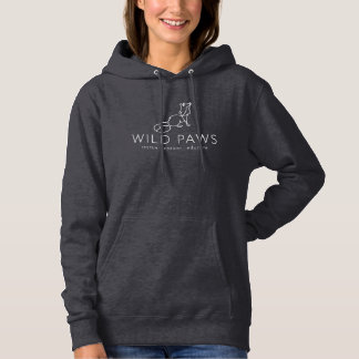 Women's White Logo Hoodie