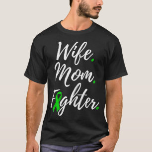 Womens Wife Mum Fighter Scoliosis Awareness T-Shirt