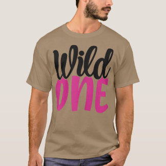 Womens Wild One BFF Matching Girls Night Sleepover T-Shirt