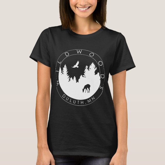 Women's Wildwoods Logo T (Dark Colours) T-Shirt (Front)