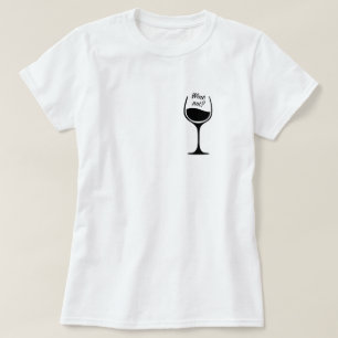 Womens Wine Funny Summertime Drinking Vino Graphic T-Shirt