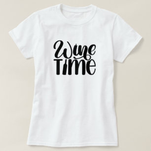Womens Wine Funny Summertime Drinking Vino Graphic T-Shirt