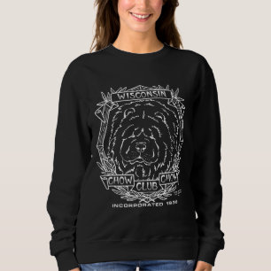 Womens Wisconsin Chow Club Logo Sweatshirt