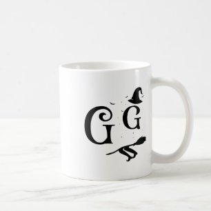 Womens Witch Hat Graphic Spooky Gg Funny Halloween Coffee Mug