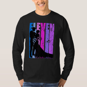Womens Womens 11th Wedding Anniversary Married Cup T-Shirt