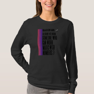 Womens Womens  Accountant Accounting Cool Accounta T-Shirt