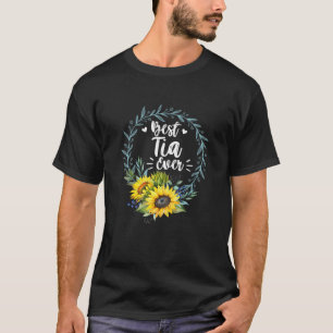 Womens Womens Best Tia Ever Mother's Day T-Shirt