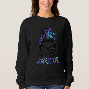 Womens Womens Classy Leopard Pattern Scleroderma C Sweatshirt
