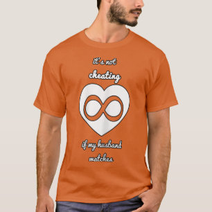 Womens Women's It's Not Cheating If My Husband Wat T-Shirt