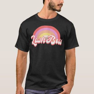Womens Womens Lash Boss Etentionist Eyelash Artist T-Shirt