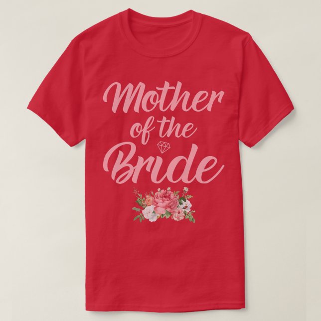 Womens Womens Mother of the Bride Mother of the Br T-Shirt (Design Front)