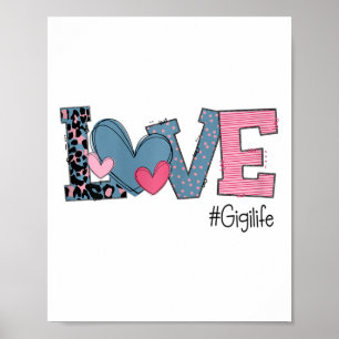 Womens Womens Valentine's Day Love Gigilife Poster