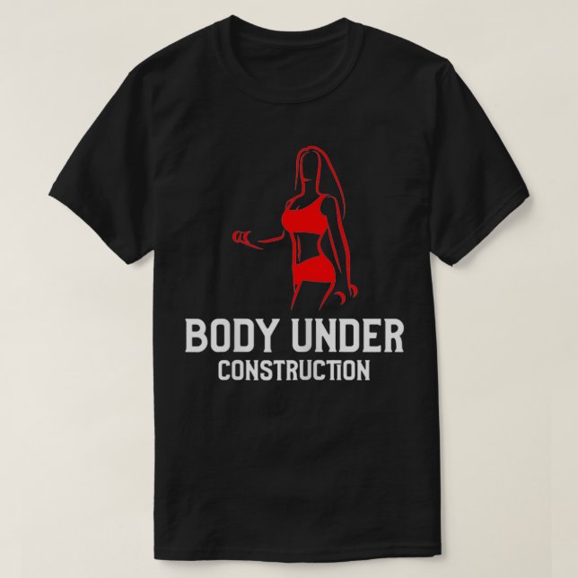 Womens Working Out and Eercising, Woman working ou T-Shirt (Design Front)