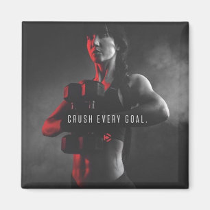 Women's Workout Inspiration - Crush Every Goal Magnet