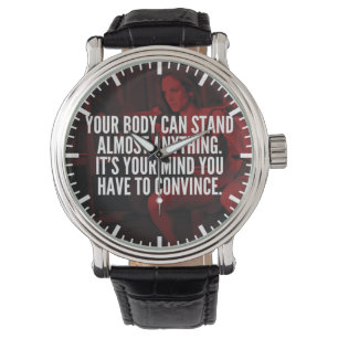 Women's Workout Inspirational Words Watch