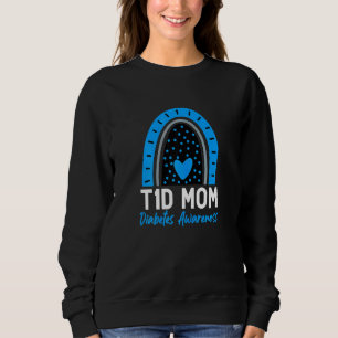 Womens World Diabetes Day Clothes T1d Type 1 Diabe Sweatshirt