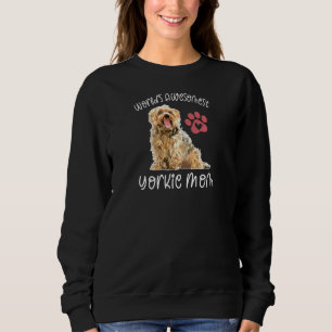 Womens Worlds Awesomest Yorkie Mum Dog Dog Mum Sweatshirt