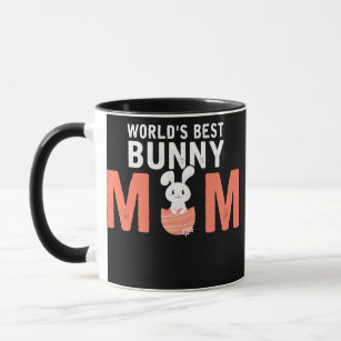 Womens World's Best Bunny Mum For Rabbit Lover  Mug