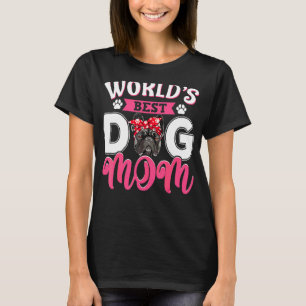 Womens World's Best French Bulldog Dog Mum Mother T-Shirt