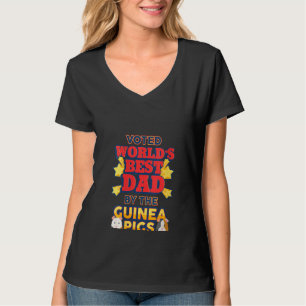 Womens World's Best Guinea Pig Dad Men Boys Guys T-Shirt