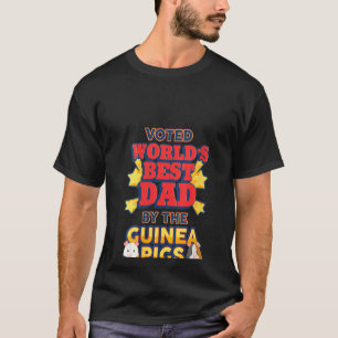 Womens World's Best Guinea Pig Dad Men Boys Guys T-Shirt
