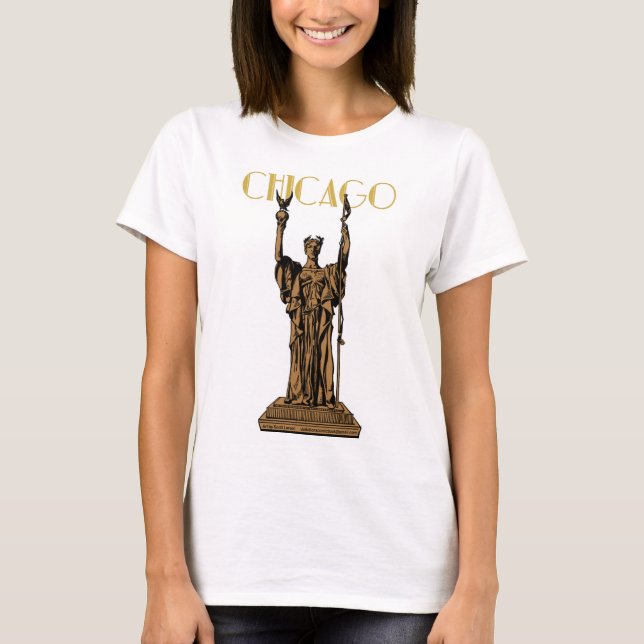 Women's  World's Fair Statue Of The Republic T-Shirt (Front)