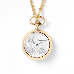 Women's Wraparound Gold Watch My Sweetie Pie