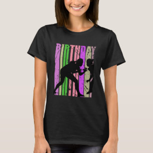 Womens Wrestling Girls Cute Queen Pink Teen Tween T-Shirt