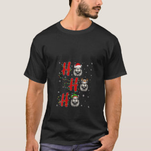 Womens Xmas Lights HO HO HO Camel Funny Ugly Chris T-Shirt