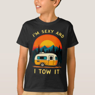Womens Y Tow Camng Van Drivers Camper Vacation T-Shirt