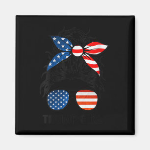 Womens Yes I'm A Trump Girl Get Over It - Trump 20 Magnet