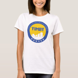 Womens YIMBY Denver Logo Tshirt