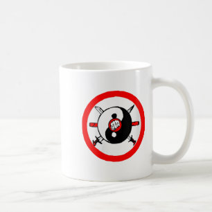 Womens Yin Yang Tai Chi Martial Arts Sword And Fis Coffee Mug