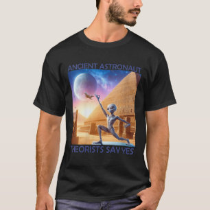 Womens Yoga Ancient Astronaut Theorists Say Yes Al T-Shirt